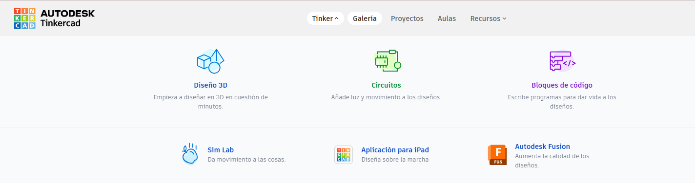 Tinkercad: elegir rueda