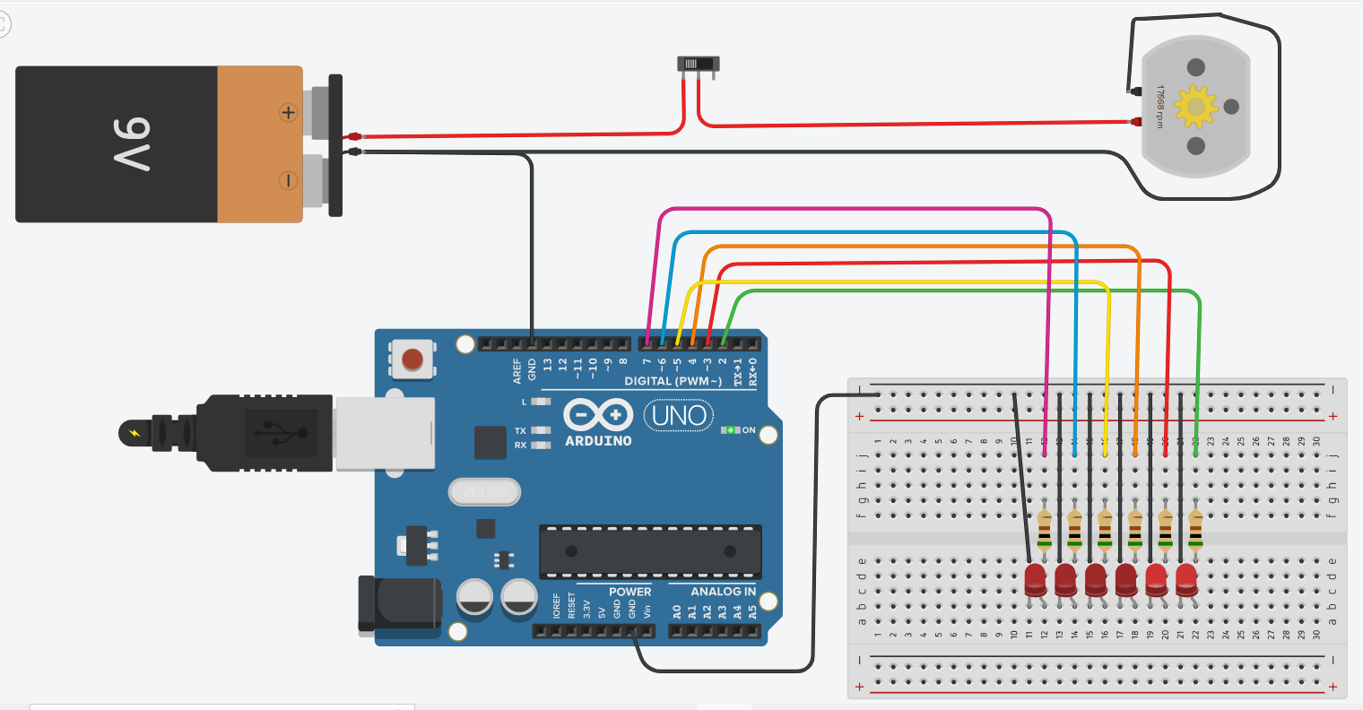 Simulación en Tinkercad